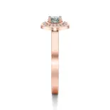 Pierścionek z różowego złota z diamentami AJPZ_108